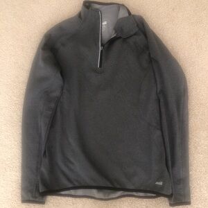 Avia women’s  Gray 1:4 Zip-Up long sleeve shirt